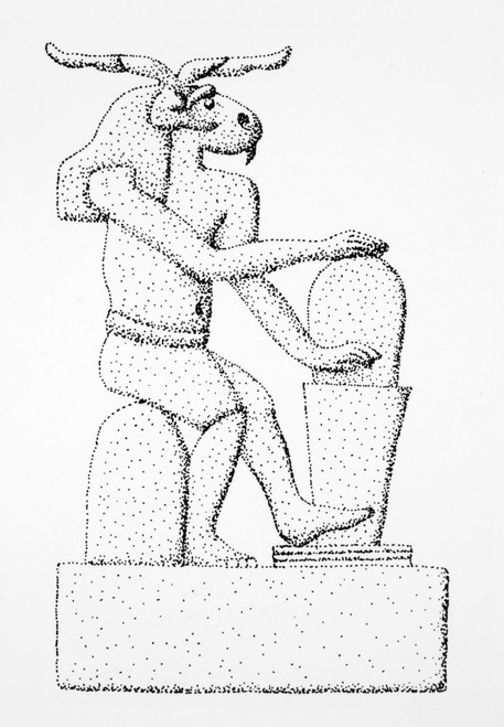 Khnum, 300 B.C. /Nthe Egyptian God Khnum Seated At A Kickwheel. After An Egyptian Relief, C300 B.C. Poster Print by Granger Collection - Item # VARGRC0080320 Khnum, 300 B.C. /Nthe Egyptian God Khnum Seated At A Kickwheel. After An Egyptian Relief, C300 B.C. Poster Print by Granger Collection - Item # VARGRC0080320