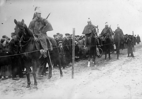 Luneville: Zeppelin, 1913. /Nfrench Soldiers Guarding A German Zeppelin Dirigible After It Had Landed On The Parade Ground At Lun_Ville, France, April 1913. Poster Print by Granger Collection - Item # VARGRC0113818