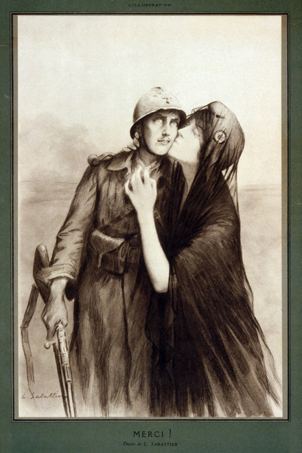 WWI, "Merci!", 1919 Poster Print by Science Source - Item # VARSCIJA9340