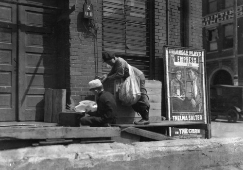 Street Boys, 1916. /Njunk Gatherers On The Streets Of Oklahoma City, Oklahoma. Photograph, April 1917 By Lewis Hine. Poster Print by Granger Collection - Item # VARGRC0107082