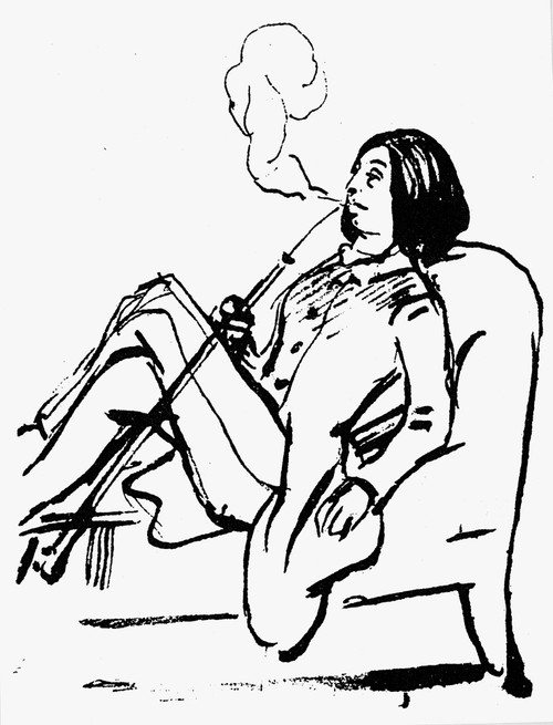 George Sand (1804-1876). /Nfrench Writer. Contemporary Caricature. Poster Print by Granger Collection - Item # VARGRC0044951