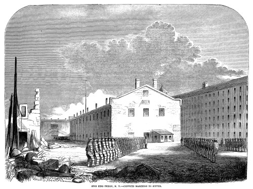 Sing Sing Prison, 1853. /Nconvicts Marching To Supper At The Prison At Sing Sing, New York. Wood Engraving From An American Newspaper Of 1853. Poster Print by Granger Collection - Item # VARGRC0005589 Sing Sing Prison, 1853. /Nconvicts Marching To Supper At The Prison At Sing Sing, New York. Wood Engraving From An American Newspaper Of 1853. Poster Print by Granger Collection - Item # VARGRC0005589