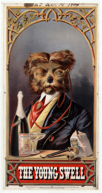 Tobacco Label, C1869. /N'The Young Swell.' Chromolithograph, C1869. Poster Print by Granger Collection - Item # VARGRC0266214