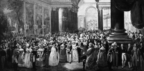 Versailles: Museum, 1837. /Nking Louis-Philippe Of France Inaugurates The Palace Of Versailles As A Museum, 10 June 1837. Contempoary Oil On Canvas. Poster Print by Granger Collection - Item # VARGRC0117645