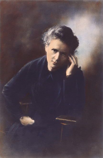 Marie Curie (1867-1934). /Nmarie Sklodowska Curie. French (Polish-Born) Chemist. Oil Over A Photograph. Poster Print by Granger Collection - Item # VARGRC0041139