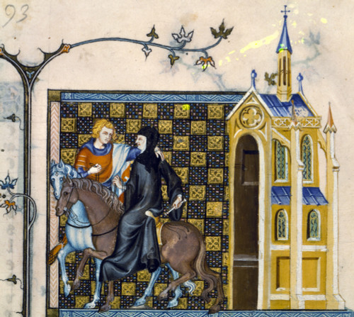 Nunnery, 13Th Century. /Nfrench Manuscript Illumination, Early 13Th Century, From The 'Miracles Of Our Lady.' Poster Print by Granger Collection - Item # VARGRC0103631 Nunnery, 13Th Century. /Nfrench Manuscript Illumination, Early 13Th Century, From The 'Miracles Of Our Lady.' Poster Print by Granger Collection - Item # VARGRC0103631