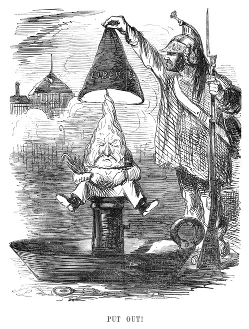 Louis Philippe (1773-1850). /Nking Of The French (1830-48). An English Cartoon Of 1848 On The Dethroning Of Louis Philippe. Poster Print by Granger Collection - Item # VARGRC0037879