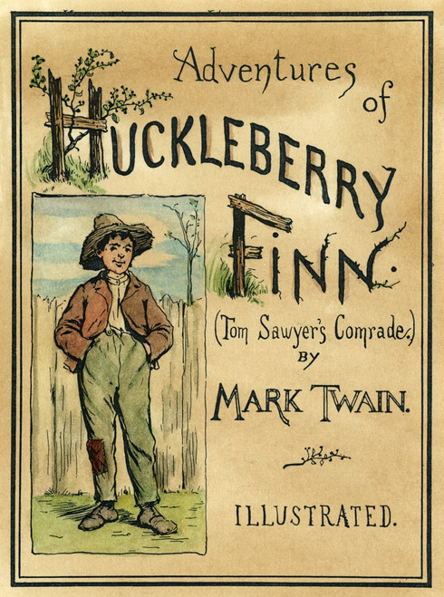 Clemens: Huck Finn, 1884. /Ncover From The Original Edition Of Mark Twain'S 'Adventures Of Huckleberry Finn' With Illustrations By E.W. Kemble, 1884. Poster Print by Granger Collection - Item # VARGRC0035697