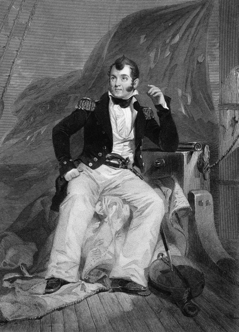 Oliver Hazard Perry /N(1785-1819). American Naval Commander. Steel Engraving, C1862, After A Painting By Alonzo Chappel. Poster Print by Granger Collection - Item # VARGRC0050842 Oliver Hazard Perry /N(1785-1819). American Naval Commander. Steel Engraving, C1862, After A Painting By Alonzo Chappel. Poster Print by Granger Collection - Item # VARGRC0050842