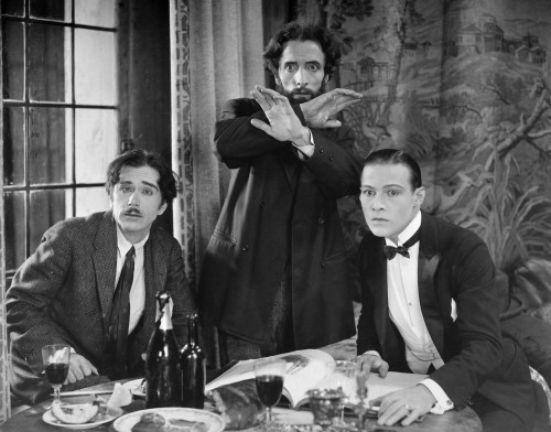 Silent Still: Group Of Men. /Nrudolph Valentino In A Still From The Film 'The Four Horseman Of The Apocalypse' (Metro, 1921). Poster Print by Granger Collection - Item # VARGRC0013504
