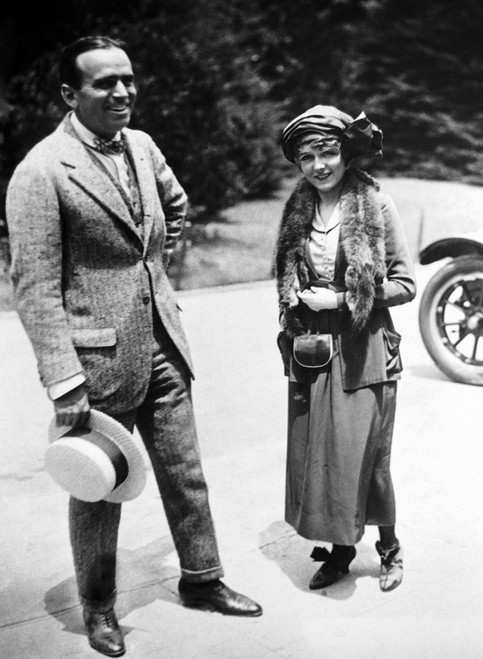 Pickford And Fairbanks. /Namerican Actress Mary Pickford (Right) And Actor Douglas Fairbanks. Photograph, C1920. Poster Print by Granger Collection - Item # VARGRC0186642