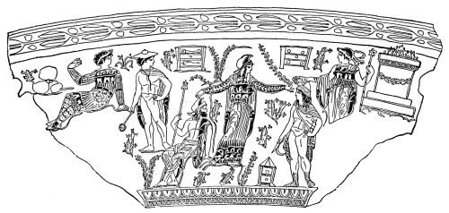 Mythology: Perseus. /Nperseus Finds Andromeda: Line Engraving After An Ancient Greek Vase. Poster Print by Granger Collection - Item # VARGRC0064184