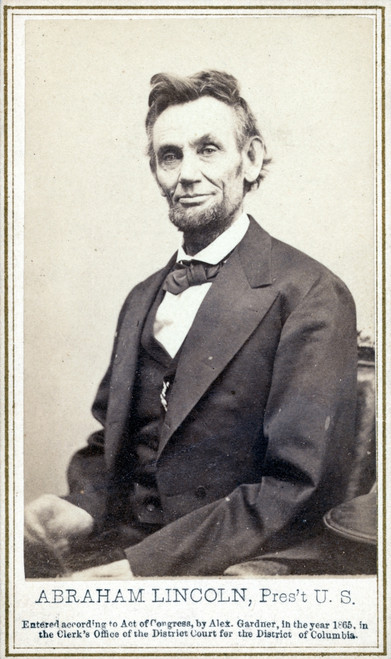 Abraham Lincoln /N(1809-1865). 16Th President Of The United States. Photographed By Alexander Gardner, 1865. Poster Print by Granger Collection - Item # VARGRC0322844