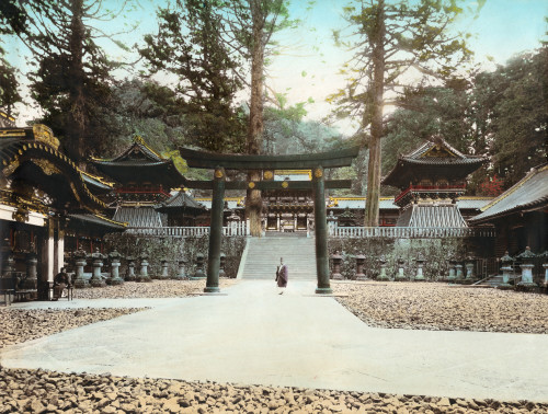 Japan: Nikko, C1900. /Nthe Torii And Yomeimon At Nikko Toshogu In Nikko, Tochigi Prefecture, Japan. Hand-Colored Photograph, C1900. Poster Print by Granger Collection - Item # VARGRC0352731