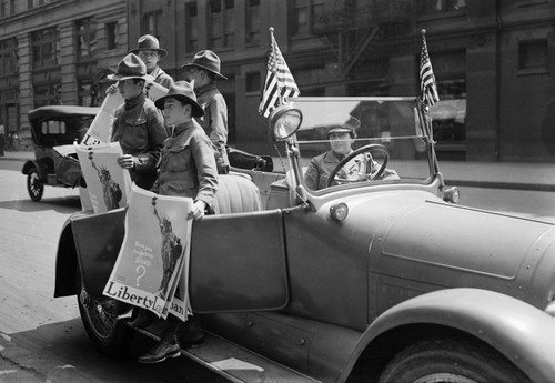 Boy Scouts, C1917. /Nboy Scouts Promoting Liberty Bonds In New York City. Photograph, C1917. Poster Print by Granger Collection - Item # VARGRC0322626