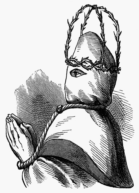 Italian Penitent. /Nan Italian Penitent In Lent Processions. 19Th Century Wood Engraving. Poster Print by Granger Collection - Item # VARGRC0093282