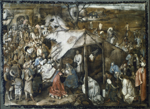 Adoration Of The Magi. /N'The Adoration Of The Magi.' Tempera On Canvas, Pieter Bruegel The Elder, 1556-62. Poster Print by Granger Collection - Item # VARGRC0350653