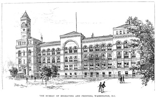Bureau Of Engraving, 1890. /Nthe Bureau Of Engraving And Printing At Washington, D.C. Line Engraving, 1890. Poster Print by Granger Collection - Item # VARGRC0076238