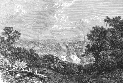 Georgia: Macon, 1863. /Nscenic View Of Macon, Georgia. Wood Engraving, 1863. Poster Print by Granger Collection - Item # VARGRC0099303