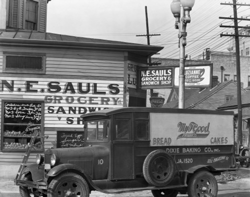 New Orleans Corner, 1936. /Na Street Corner In New Orleans, Louisiana. Photograph By Walker Evans In August 1936. Poster Print by Granger Collection - Item # VARGRC0120490