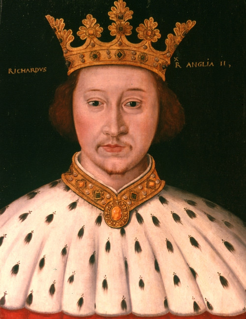 Richard Ii (1367-1400). /Nking Of England, 1377-1399. Oil On Panel, 1590-1610, By An Unknown Artist, After A Contemporary Painting. Poster Print by Granger Collection - Item # VARGRC0020559
