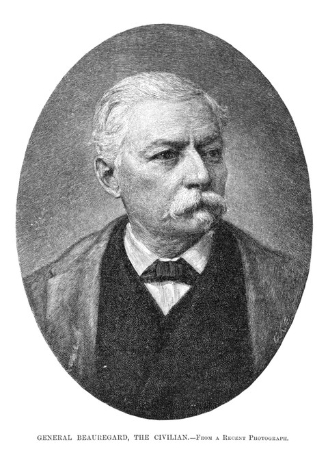 Pierre G.T.De Beauregard /N(1818-1893). American Soldier. Wood Engraving, 1893. Poster Print by Granger Collection - Item # VARGRC0058358
