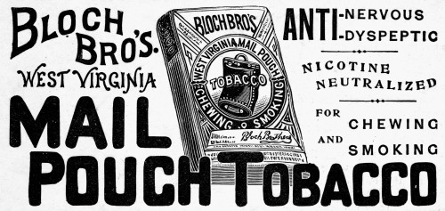 Mail Pouch Tobacco, 1894. /Namerican Magazine Advertisement, 1894. Poster Print by Granger Collection - Item # VARGRC0075175