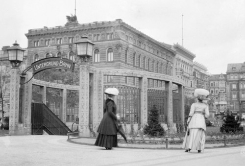 Berlin: Subway, C1900. /Na Subway Entrance In Berlin, Germany. Photograph, C1900. Poster Print by Granger Collection - Item # VARGRC0266045