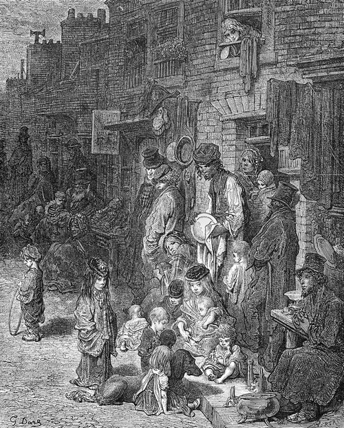 Dor_: London, 1872. /N'Wentworth Street, Whitechapel.' Wood Engraving After Gustave Dor_ From 'London: A Pilgrimage,' 1872. Poster Print by Granger Collection - Item # VARGRC0004173 Dor_: London, 1872. /N'Wentworth Street, Whitechapel.' Wood Engraving After Gustave Dor_ From 'London: A Pilgrimage,' 1872. Poster Print by Granger Collection - Item # VARGRC0004173