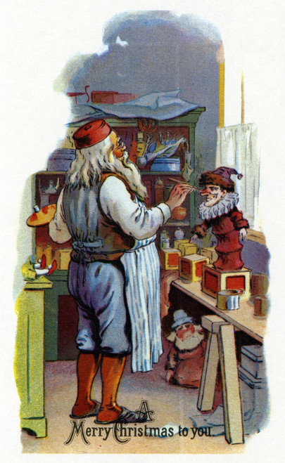 American Christmas Card. /Nlate 19Th Century. Poster Print by Granger Collection - Item # VARGRC0018723