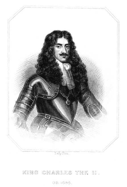Charles Ii (1630-1685). /Nking Of Great Britain And Ireland, 1660-1685. Line And Stipple Engraving, 19Th Century. Poster Print by Granger Collection - Item # VARGRC0052802