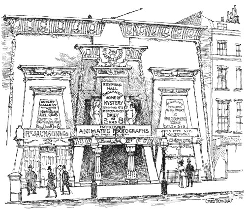 London: Egyptian Hall. /Nthe Egyptian Hall, London, England, As It Was When John Nevil Maskelyne And Cooke Made It 'England'S House Of Mystery.' Drawing, 19Th Century. Poster Print by Granger Collection - Item # VARGRC0078934