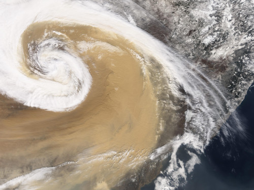 Asian dust storm Poster Print by Science Source - Item # VARSCIBJ4958