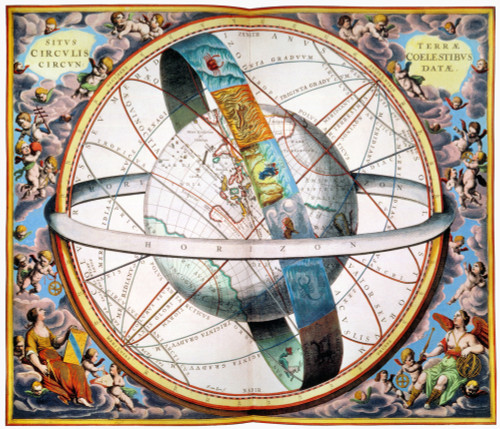 Ptolemaic Universe, 1660. /Ndepiction Of The Ptolemaic Universe With The Earth At The Center: Engraving From Andreas Cellarius' "Atlas Coelestis Seu Harmonia Macrocosmica," Amsterdam, 1660. Poster Print by Granger Collection - Item # VARGRC0049974