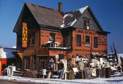 Plumbing Store, 1940. /Nsecond-Hand Plumbing Supply Store In Brockton, Massachusetts. Photograph By Jack Delano, December 1940. Poster Print by Granger Collection - Item # VARGRC0122727