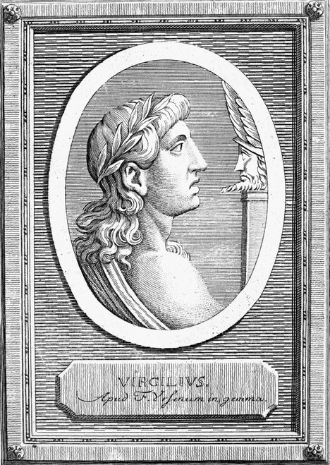 Virgil (70-19 B.C.). /Nroman Poet. Line Engraving, 17Th Century. Poster Print by Granger Collection - Item # VARGRC0011932