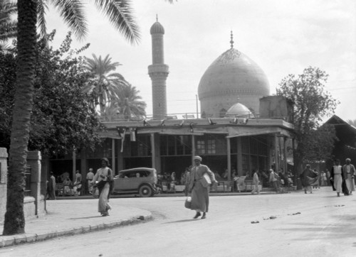 Iraq: Street Scene, 1932. /Na Street And Mosque In Iraq. Photograph, 1932. Poster Print by Granger Collection - Item # VARGRC0111544