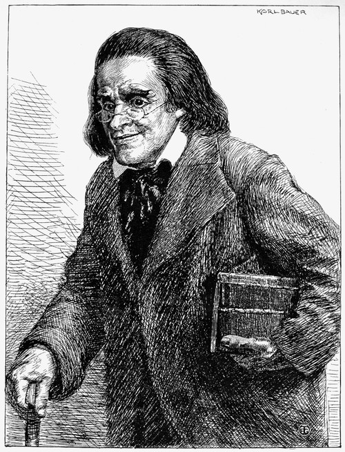Johann Pestalozzi /N(1746-1827). Swiss Educational Reformer. Illustration By Karl Bauer. Poster Print by Granger Collection - Item # VARGRC0070640