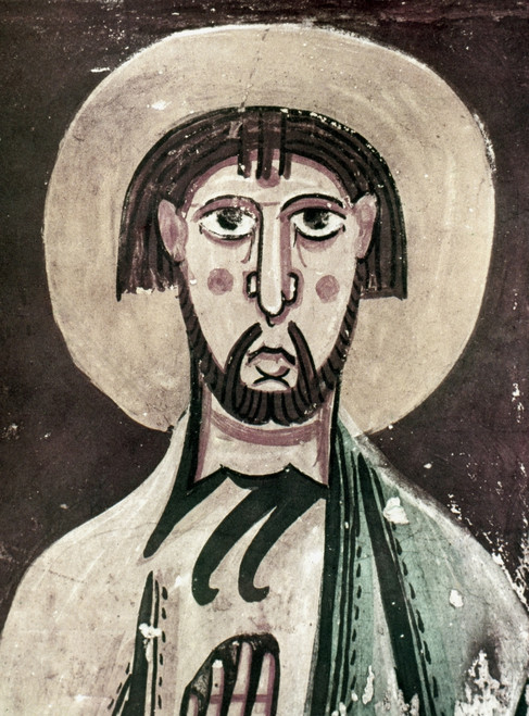 A Holy Apostle. /Nspanish Romanesque Mural Painting, 12Th Century. Poster Print by Granger Collection - Item # VARGRC0021810