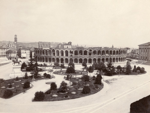 Italy: Verona. /Nthe Arena In Verona, Italy. Photograph, C1900. Poster Print by Granger Collection - Item # VARGRC0350893