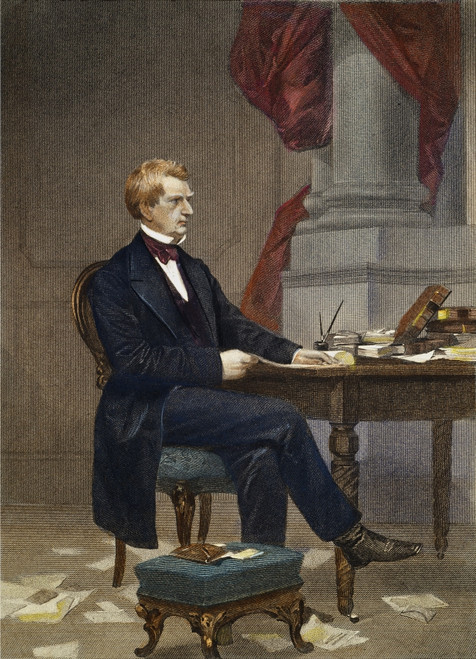 William H. Seward (1801-1872). /Namerican Politician. Color Engraving, 19Th Century. Poster Print by Granger Collection - Item # VARGRC0008586