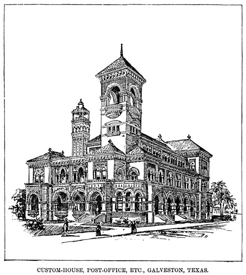 Galveston, Texas, 1888. /Nwood Engraving, 1888. Poster Print by Granger Collection - Item # VARGRC0067350