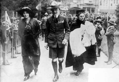 Robert Baden-Powell /N(1857-1941). 1St Baron Of Gilwell. English Soldier. Photographed In 1914 With His Wife, Olave (Left). Poster Print by Granger Collection - Item # VARGRC0001225