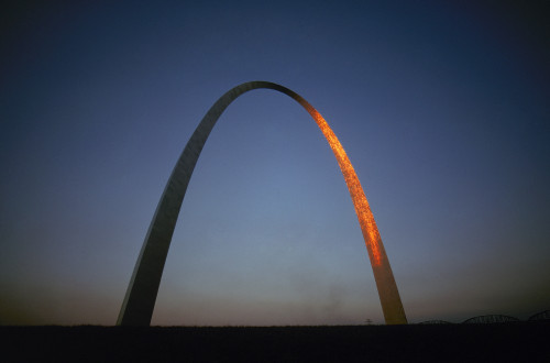 St. Louis: Gateway Arch. /Ntwilight View Of The Gateway Arch In St. Louis, Missouri. Photographed C1974. Poster Print by Granger Collection - Item # VARGRC0162929 St. Louis: Gateway Arch. /Ntwilight View Of The Gateway Arch In St. Louis, Missouri. Photographed C1974. Poster Print by Granger Collection - Item # VARGRC0162929