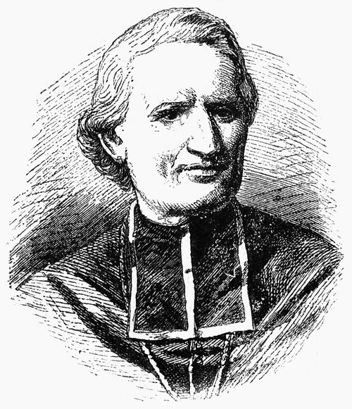 Felix Dupanloup (1802-1878). /Nfrench Ecclesiastic. Wood Engraving, American, 1871. Poster Print by Granger Collection - Item # VARGRC0355290