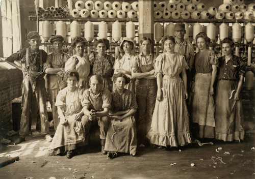 Textile Mill Workers, 1908. /Na Group Of Textile Mill Workers At The Indianapolis Cotton Mill In Indianapolis, Indiana. Photograph By Lewis Hine, August 1908. Poster Print by Granger Collection - Item # VARGRC0131626