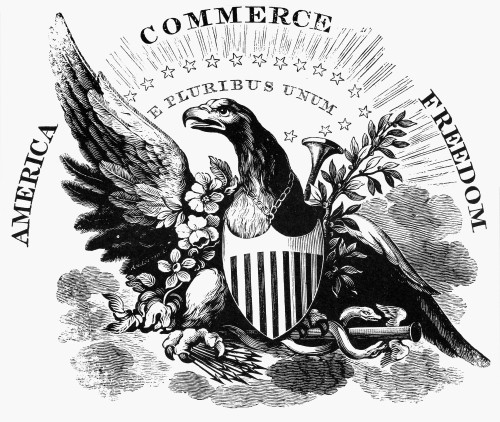 Eagle, 19Th Century. /Namerican Typefounder'S Cut, 19Th Century. Poster Print by Granger Collection - Item # VARGRC0077150