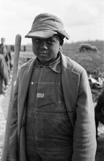 Sharecropper, 1939. /Nevicted Sharecropper'S Son In New Madrid County, Missouri. Photograph By Arthur Rothstein In January 1939. Poster Print by Granger Collection - Item # VARGRC0119376