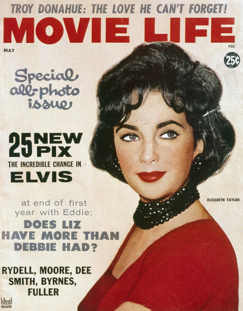 Celebrity Magazine, 1960. /Ncover Of The May 1960 Issue Of 'Movie Life' Magazine, Featuring Actress Elizabeth Taylor. Poster Print by Granger Collection - Item # VARGRC0116442