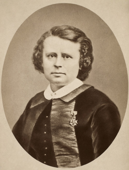 Rosa Bonheur (1822-1899). /Nfrench Painter. Original Cabinet Photograph. Poster Print by Granger Collection - Item # VARGRC0058571